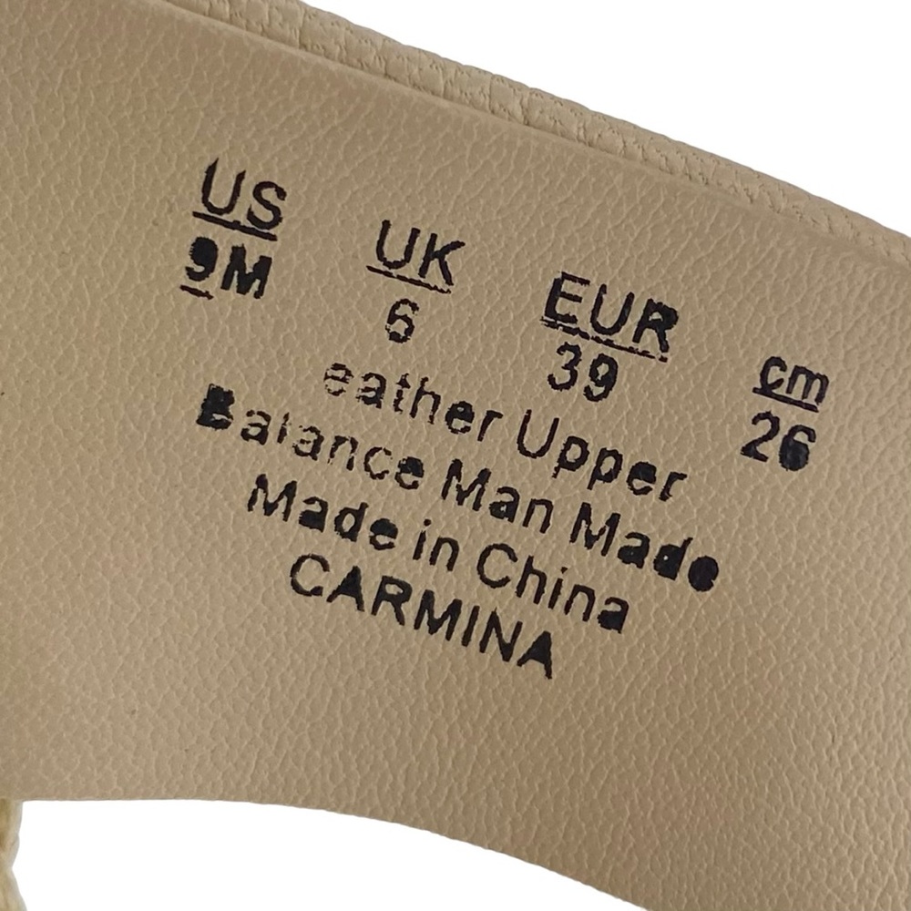 Franco Sarto Sandals Carmina Ivory White Leather Wedge Strappy Casual Size 9 - Picture 6 of 12
